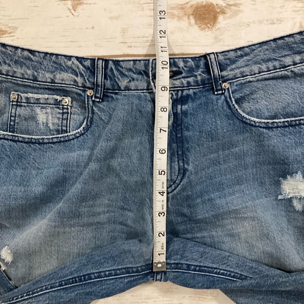 Retrofête Low Rise Chris Jean Distressed In Sea Size 28 - Picture 6 of 14